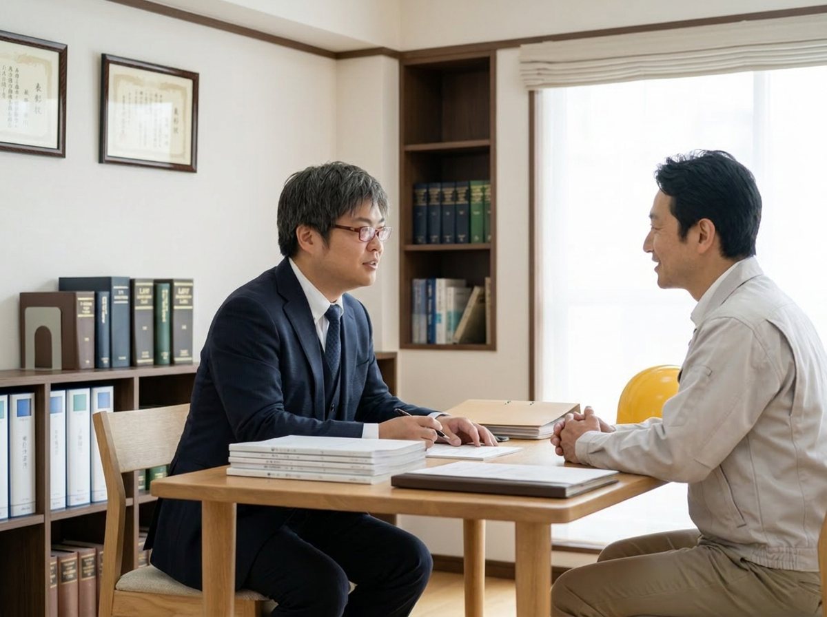 労災被害のご相談を受ける弁護士